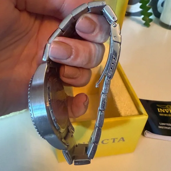 Invicta Silver and Black Multifunction Watch - Picture 4 of 6